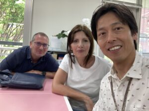 From left: Prof. Jose M. Tomas, Prof. Amparo Oliver, and Prof. Kondo